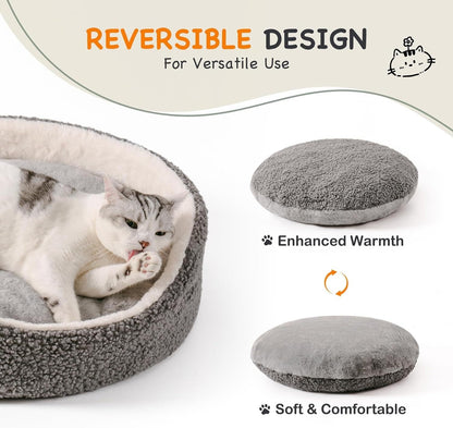 Mewoo Washable Pet Bed For Small Dogs & Cats
