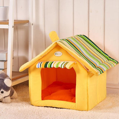New Fashion Striped Removable Cover Mat Dog