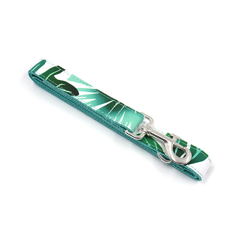 Pet Collar Traction Set Dog Collar Traction Belt Dog Rope Walking Set