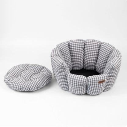 Plaid Pet Bed For All Seasons