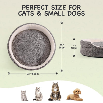Mewoo Washable Pet Bed For Small Dogs & Cats